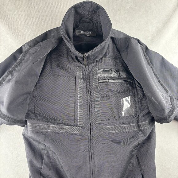 Kenneth Cole Reaction Jacket Men M Black 3-in-1 Fleece Removable Heavy Durable - Picture 3 of 14